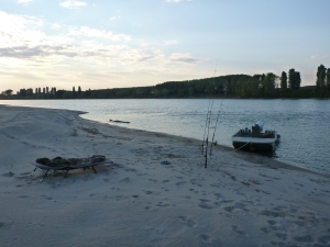 Abendstimmung auf der Sandbank
